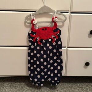 Mudpie Crab Romper